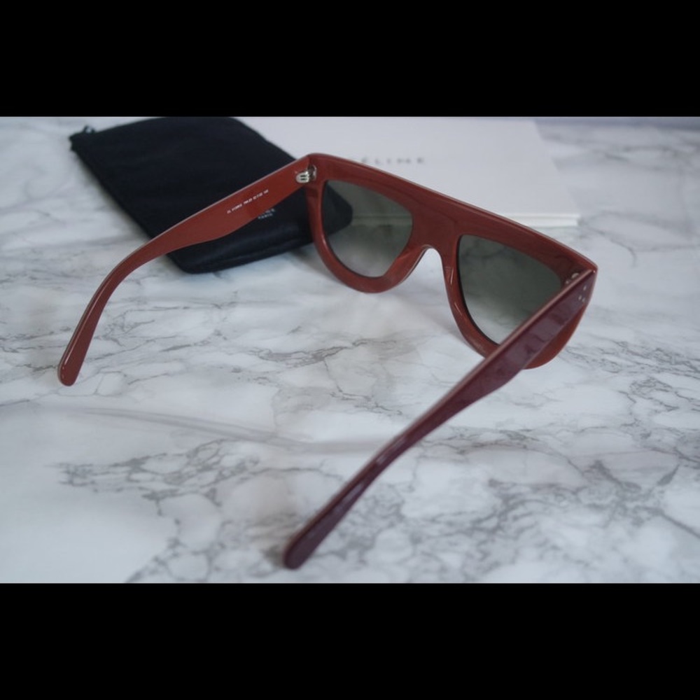 Celine Andrea Oversized Flat Top Sunglasses - Picture 2 of 6